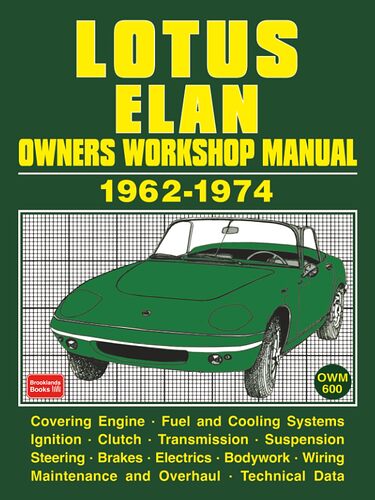 Lotus Elan ワークショップマニュアル Lotus Elan Owners Workshop Manual by Autobooks - Books - LotusElan.net