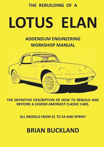 The Rebuilding of a Lotus Elan: Addendum Engineering Workshop