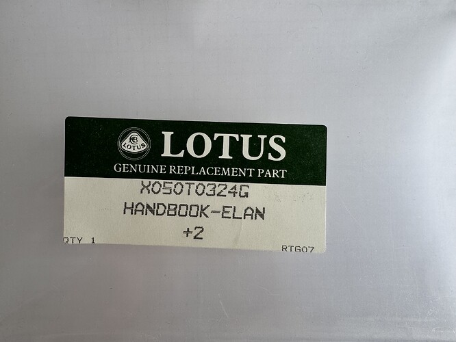 Plus 2 Handbook 1972 - Packaging