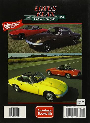 Lotus Elan 1962-1974 Ultimate Portfolio compiled by RM Clarke