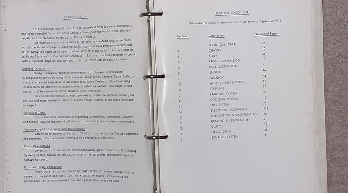Lotus elan + 2 workshop manual and parts list for sale Now Sold
