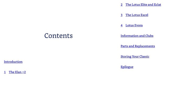kindle toc