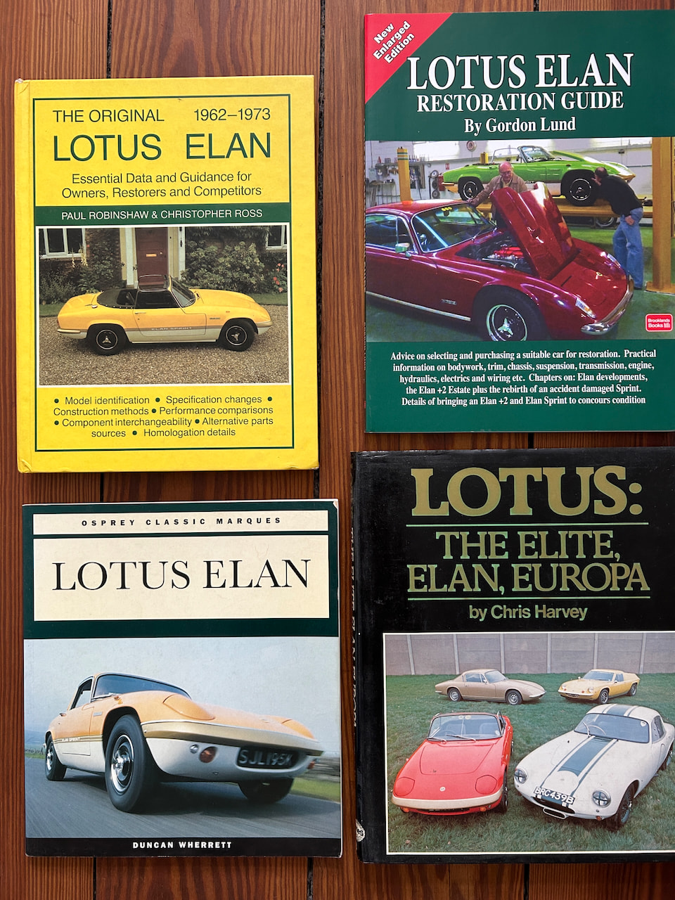 Elan Books: Robinshaw/Ross, Lund, Wherrett, Harvey - Parts for