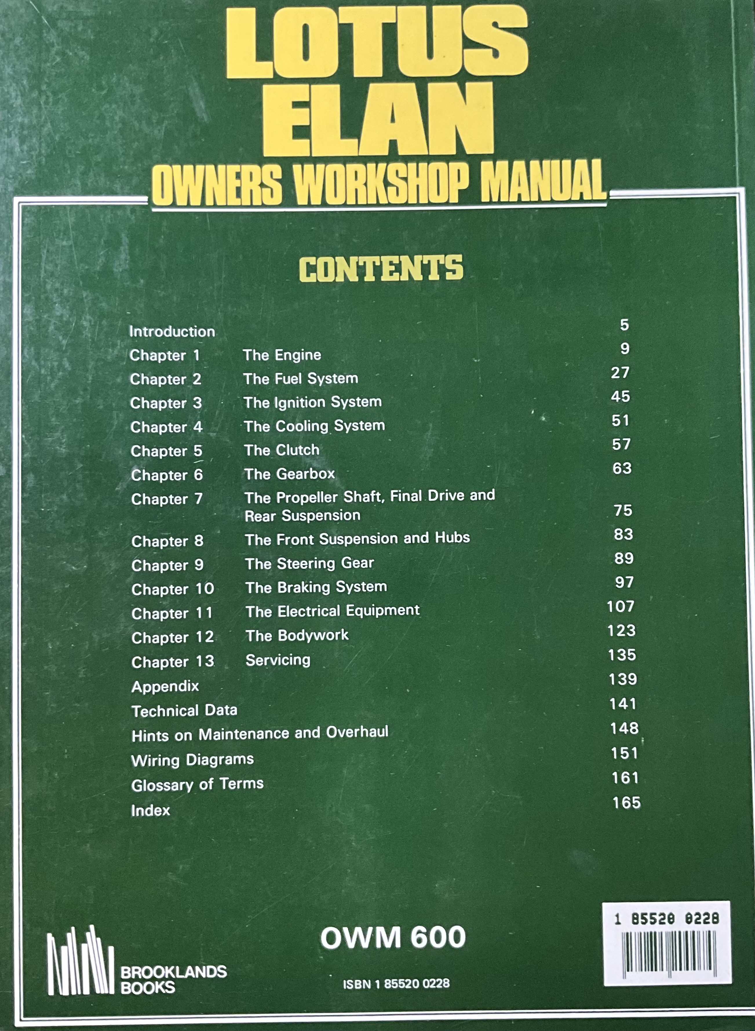 Lotus Elan Owners Workshop Manual by Autobooks - Books - LotusElan.net