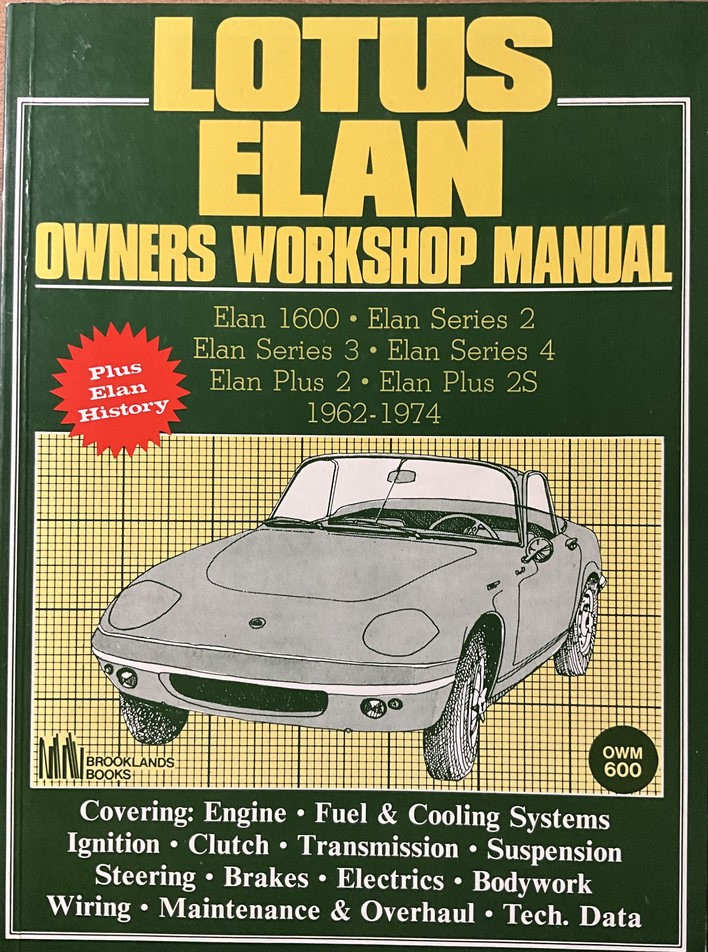 Lotus Elan 1962-1974 ワークショップマニュアル Lotus Elan 1962-1973 Workshop Repair Manual Download PDF